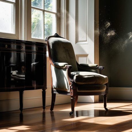 Victorian-antique-armchair-and-wooden-sideboard-in-an-elegant-old-interior-natural-light-from-window_-2 Antik bútor felvásárlás Budapest